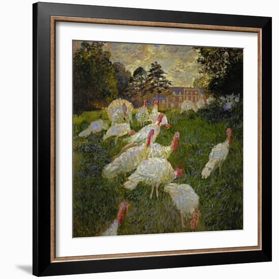 The Turkeys, 1877-Claude Monet-Framed Giclee Print