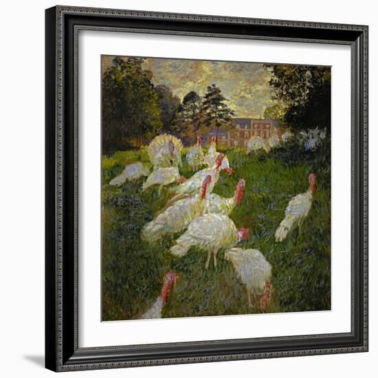 The Turkeys, 1877-Claude Monet-Framed Giclee Print