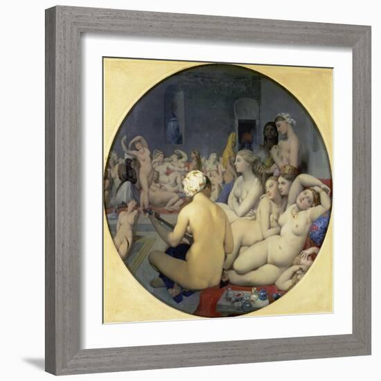 The Turkish Bath, 1863-Jean-Auguste-Dominique Ingres-Framed Giclee Print