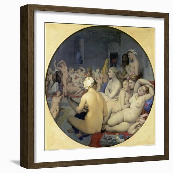 The Turkish Bath, 1863-Jean-Auguste-Dominique Ingres-Framed Giclee Print
