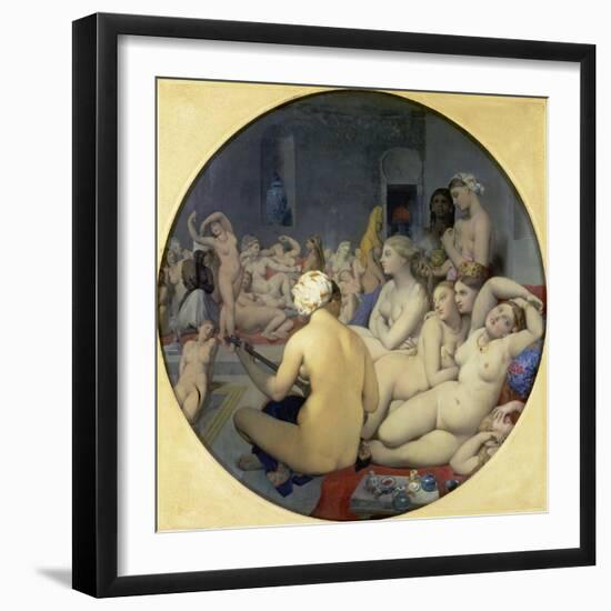 The Turkish Bath, 1863-Jean-Auguste-Dominique Ingres-Framed Giclee Print