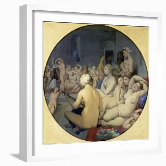 The Turkish Bath, 1863-Jean-Auguste-Dominique Ingres-Framed Giclee Print