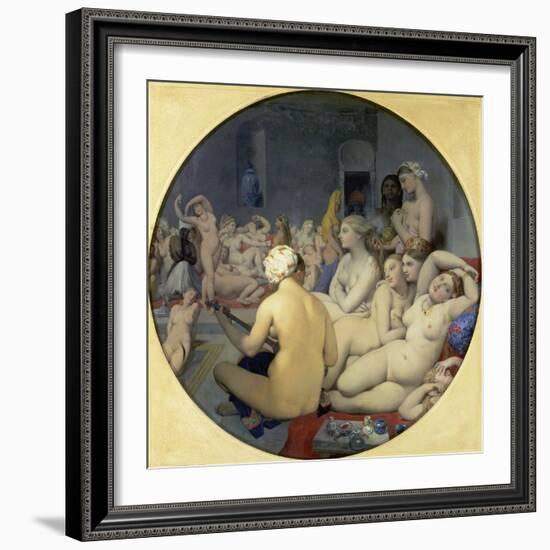 The Turkish Bath, 1863-Jean-Auguste-Dominique Ingres-Framed Giclee Print