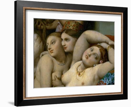 The Turkish Bath, Detail-Jean-Auguste-Dominique Ingres-Framed Giclee Print