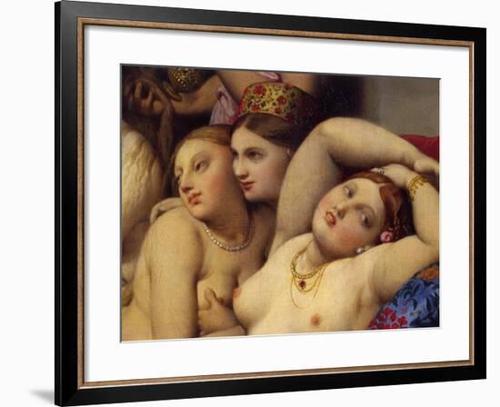 The Turkish Baths, Detail-Jean-Auguste-Dominique Ingres-Framed Giclee Print