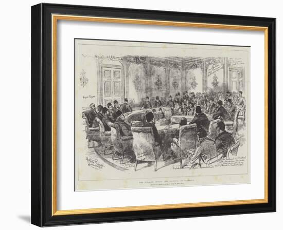 The Turkish Crisis, the Tribunal at Stamboul-Melton Prior-Framed Giclee Print