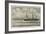 The Turkish Frigate Ertogrul Lost Off the Coast of Japan-null-Framed Giclee Print