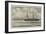 The Turkish Frigate Ertogrul Lost Off the Coast of Japan-null-Framed Giclee Print