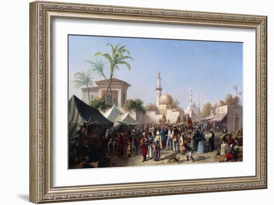 The Turkish Market-Rudolf von Alt-Framed Giclee Print