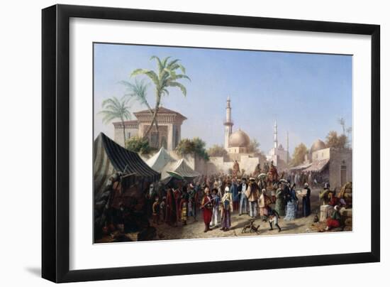 The Turkish Market-Rudolf von Alt-Framed Giclee Print