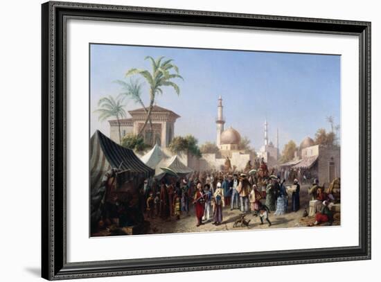 The Turkish Market-Rudolf von Alt-Framed Giclee Print