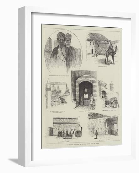 The Turkish Occupation of El Wedj, on Coast of Arabia-Henry Charles Seppings Wright-Framed Giclee Print