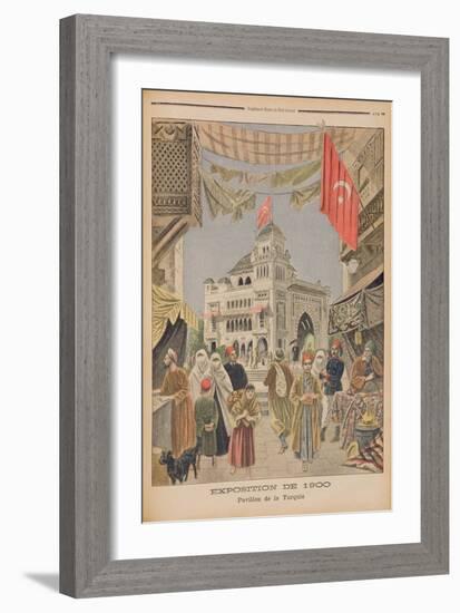 The Turkish Pavilion at the Universal Exhibition of 1900, Paris-French School-Framed Giclee Print