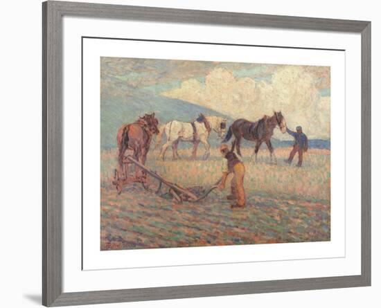 The Turn Rice-Plough, Sussex-Robert Polhill Bevan-Framed Premium Giclee Print