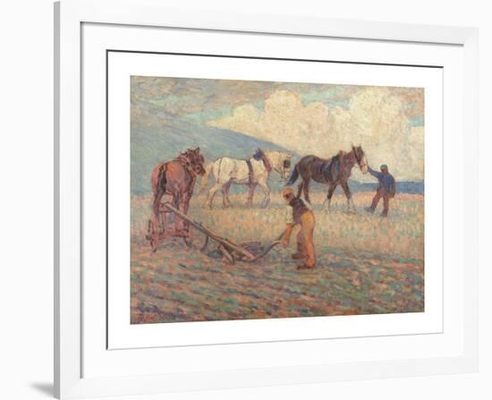 The Turn Rice-Plough, Sussex-Robert Polhill Bevan-Framed Premium Giclee Print