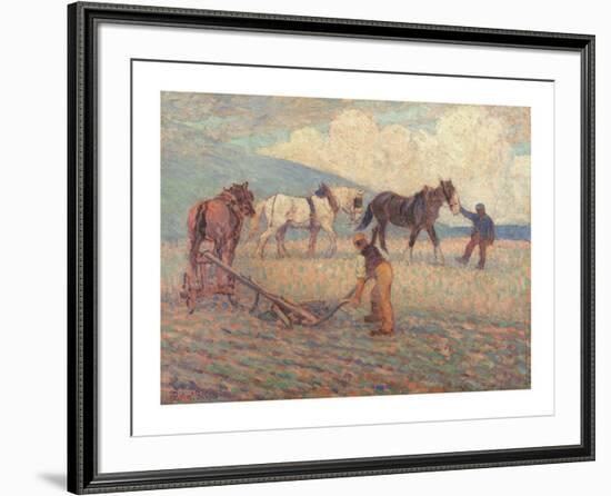 The Turn Rice-Plough, Sussex-Robert Polhill Bevan-Framed Premium Giclee Print