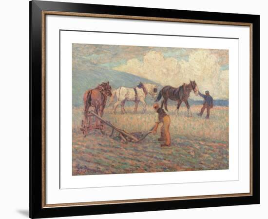 The Turn Rice-Plough, Sussex-Robert Polhill Bevan-Framed Premium Giclee Print