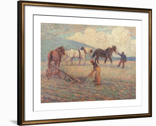 The Turn Rice-Plough, Sussex-Robert Polhill Bevan-Framed Premium Giclee Print