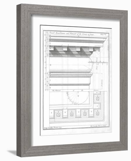 The Turnick Entablature-Porter Design-Framed Giclee Print