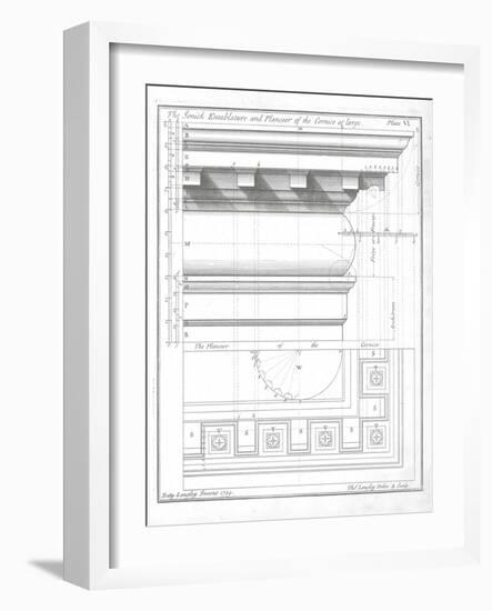 The Turnick Entablature-Porter Design-Framed Giclee Print