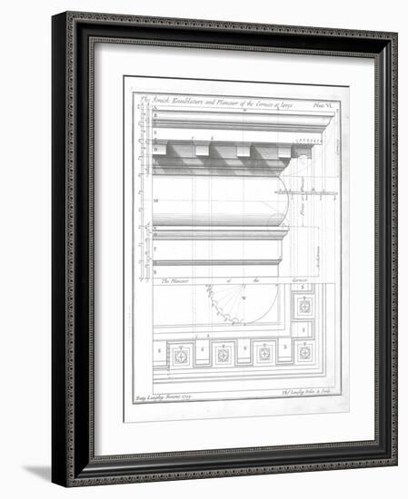The Turnick Entablature-Porter Design-Framed Giclee Print