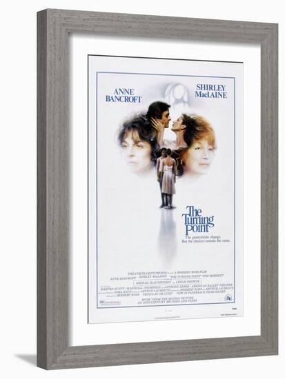 The Turning Point, Anne Bancroft, Mikhail Baryshnikov, Leslie Browne, Shirley Maclaine, 1977-null-Framed Art Print