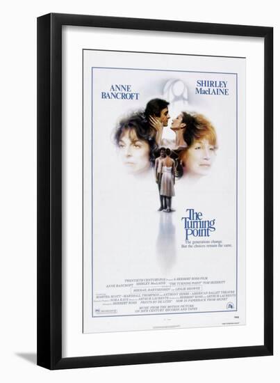 The Turning Point, Anne Bancroft, Mikhail Baryshnikov, Leslie Browne, Shirley Maclaine, 1977-null-Framed Art Print