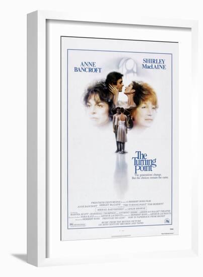 The Turning Point, Anne Bancroft, Mikhail Baryshnikov, Leslie Browne, Shirley Maclaine, 1977-null-Framed Art Print