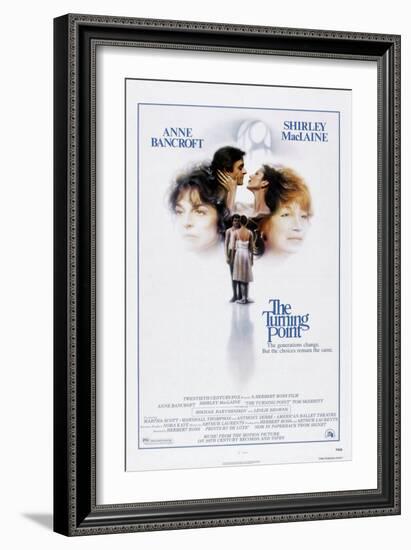 The Turning Point, Anne Bancroft, Mikhail Baryshnikov, Leslie Browne, Shirley Maclaine, 1977-null-Framed Art Print