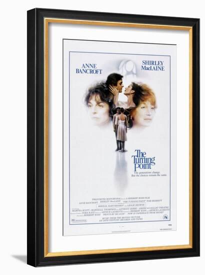 The Turning Point, Anne Bancroft, Mikhail Baryshnikov, Leslie Browne, Shirley Maclaine, 1977-null-Framed Art Print