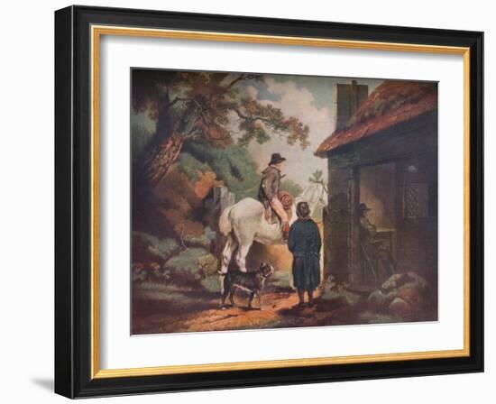 'The Turnpike Gate', c1805-William Ward-Framed Giclee Print