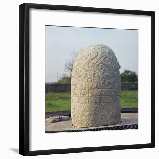 The Turog Stone, 3rd century BC. Artist: Unknown-Unknown-Framed Giclee Print