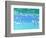 The Turquoise Sea 2, 2022 (Oil on Canvas)-Elizabeth Lennie-Framed Giclee Print