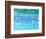 The Turquoise Sea 2, 2022 (Oil on Canvas)-Elizabeth Lennie-Framed Giclee Print