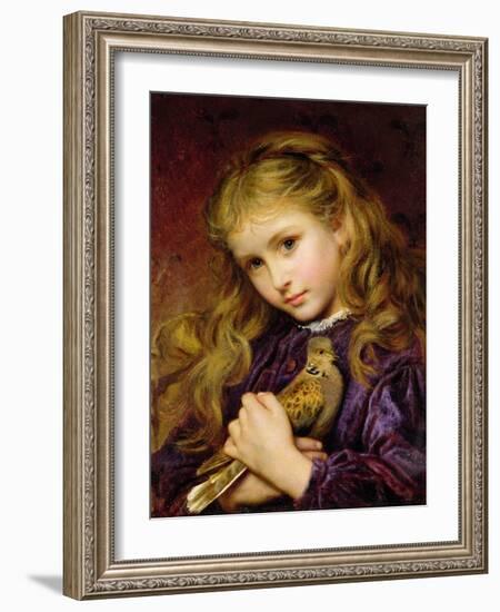 The Turtle Dove-Sophie Anderson-Framed Giclee Print