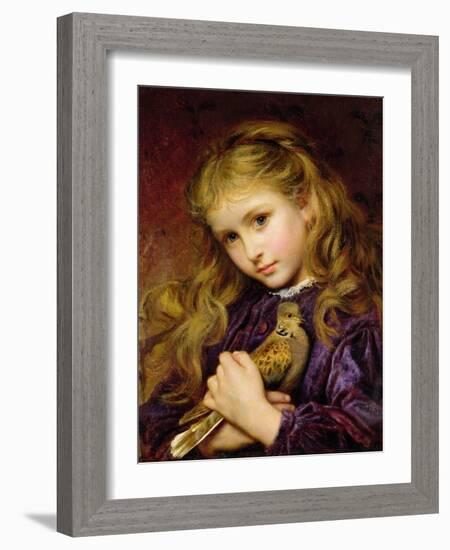 The Turtle Dove-Sophie Anderson-Framed Giclee Print