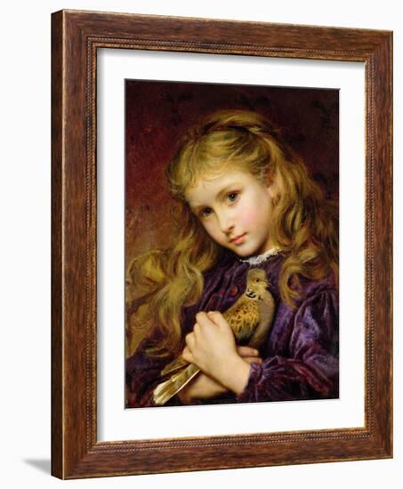 The Turtle Dove-Sophie Anderson-Framed Giclee Print