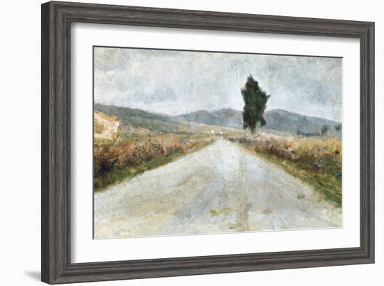 The Tuscan Road-Amedeo Modigliani-Framed Art Print