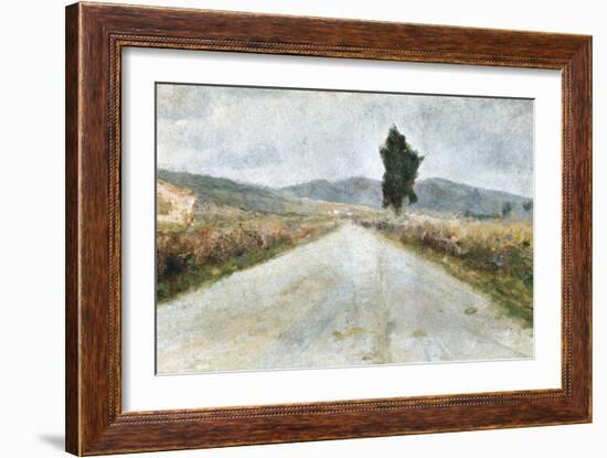 The Tuscan Road-Amedeo Modigliani-Framed Art Print