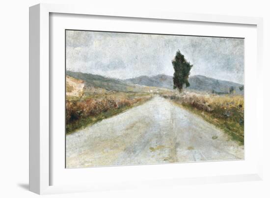 The Tuscan Road-Amedeo Modigliani-Framed Art Print