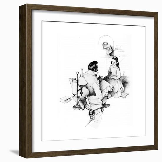 The Tutor (or The Tutor)-Norman Rockwell-Framed Giclee Print