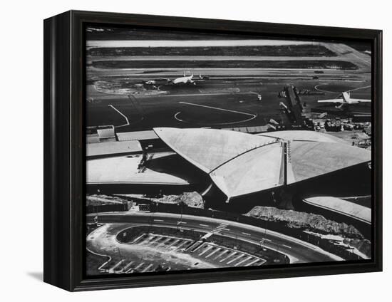 The Twa Terminal, Designed by Eero Saarinen-Dmitri Kessel-Framed Premier Image Canvas