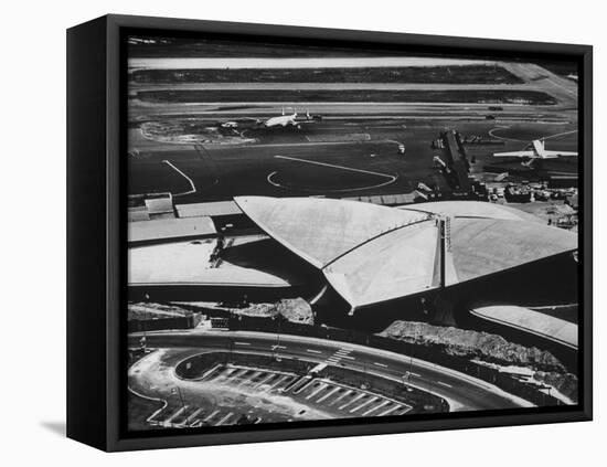 The Twa Terminal, Designed by Eero Saarinen-Dmitri Kessel-Framed Premier Image Canvas