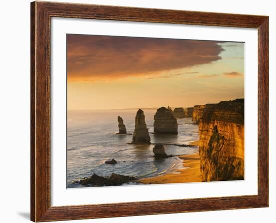 The Twelve Apostles at Dusk-Jon Hicks-Framed Photographic Print