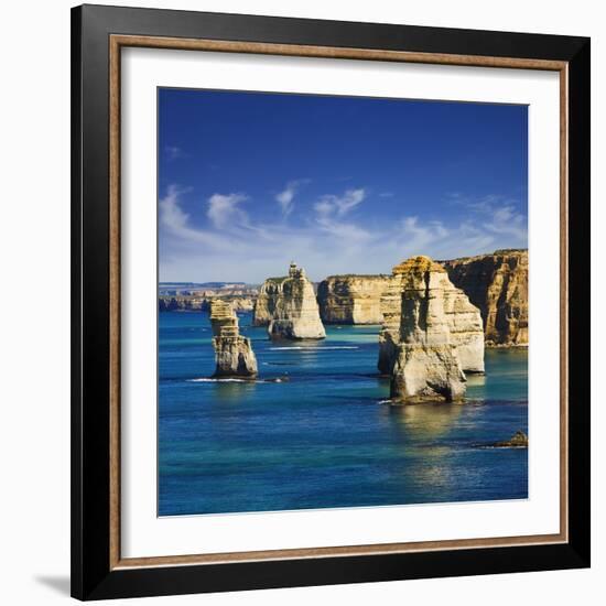 The Twelve Apostles in Port Campbell National Park-Jon Hicks-Framed Photographic Print