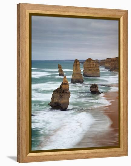 The Twelve Apostles, Port Campbell, Victoria, Australia-Walter Bibikow-Framed Premier Image Canvas