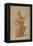 The Twelve Apostles: St. John, 1518-20 (Chalk on Paper)-Giulio Romano-Framed Premier Image Canvas