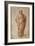 The Twelve Apostles: St. Paul, 1518-20 (Chalk on Paper)-Giulio Romano-Framed Giclee Print