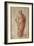 The Twelve Apostles: St. Paul, 1518-20 (Chalk on Paper)-Giulio Romano-Framed Giclee Print