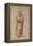 The Twelve Apostles: St. Thomas, 1518-20 (Chalk on Paper)-Giulio Romano-Framed Premier Image Canvas